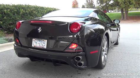 Ferrari ff (only one in uk) vs 458 vs california loud revs. Ferrari California LOUD Start-up! - YouTube