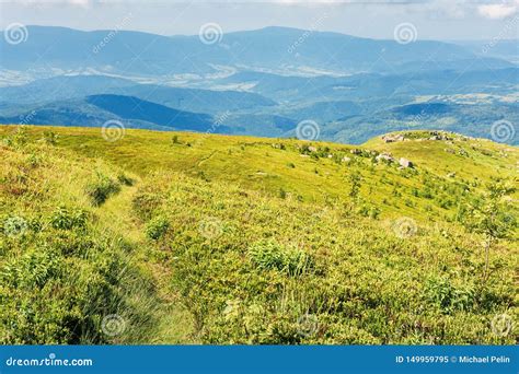 Beautiful Landscape Of Runa Mountain Stock Image Image Of Green