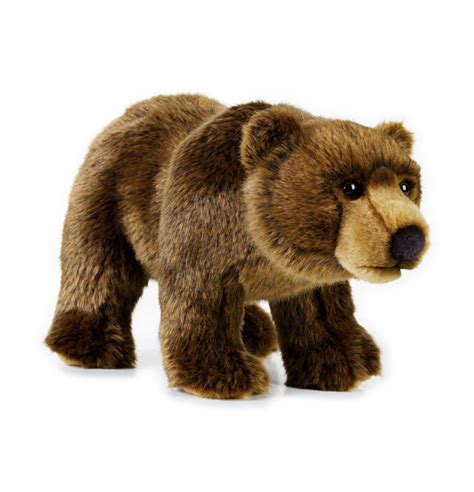 Grizzly Bear Plush And Soft Toy Stuffed Animal Medium