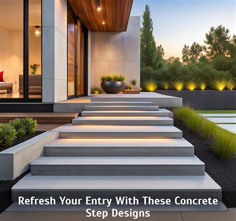 Refresh Your Entry With These Concrete Step Designs Vassar Chamber