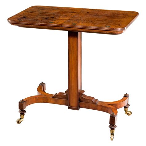 Regency Period Rosewood Writing Table With Lyre Supports At 1stdibs