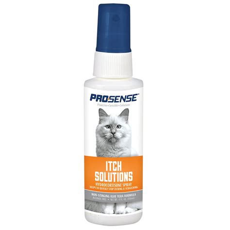 Pro Sense Itch Solutions Hydrocortisone Spray For Cats 4 Ounce