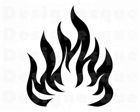 Flame 9 SVG Flame SVG Fire SVG Flame Clipart Fire | Etsy
