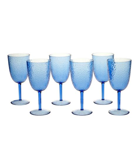 Cobalt Acrylic 16 Oz All Purpose Goblet Set Of Six By Certified International Zulily
