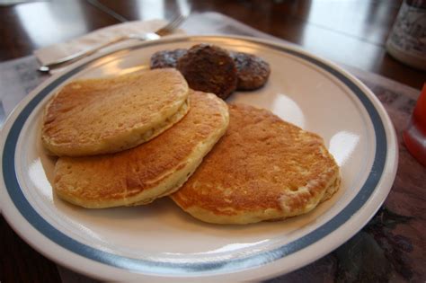 The Roediger House Meal No 1940 Perfect Buttermilk Pancakes And Sausage
