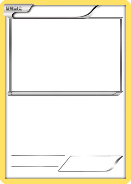 Bw Untextured White Basic Pokemon Card Blank By The Ketchi