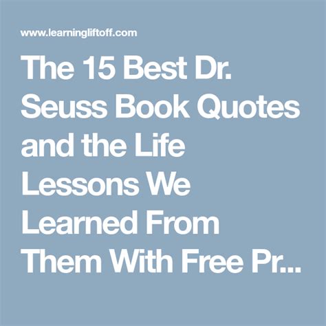 The 15 Best Dr Seuss Book Quotes And The Life Lessons We Learned From