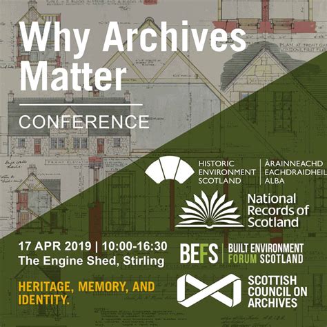 the programme for our 17 april why archives matter conference has now been confirmed it should