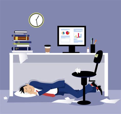 Best Lazy Employee Illustrations Royalty Free Vector Graphics And Clip
