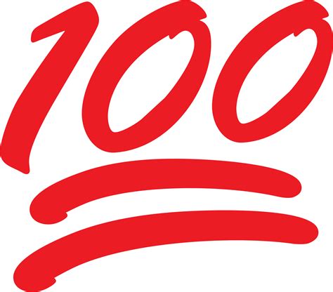 Download Image Transparent Library 100 Transparent 100 Emoji Clipart