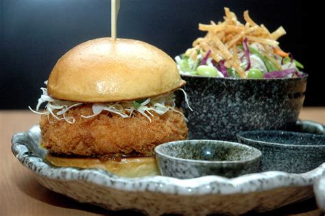Dude For Food Innovation Never Stops The Katsu Burger By Yabu
