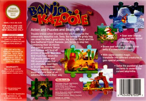 Banjo Kazooie Box Shot For Xbox 360 Gamefaqs