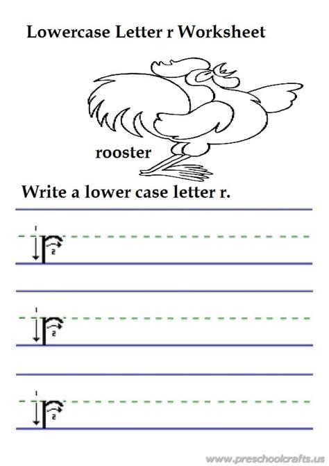Maybe you would like to learn more about one of these? writing lowercase letter r practice worksheet for ...