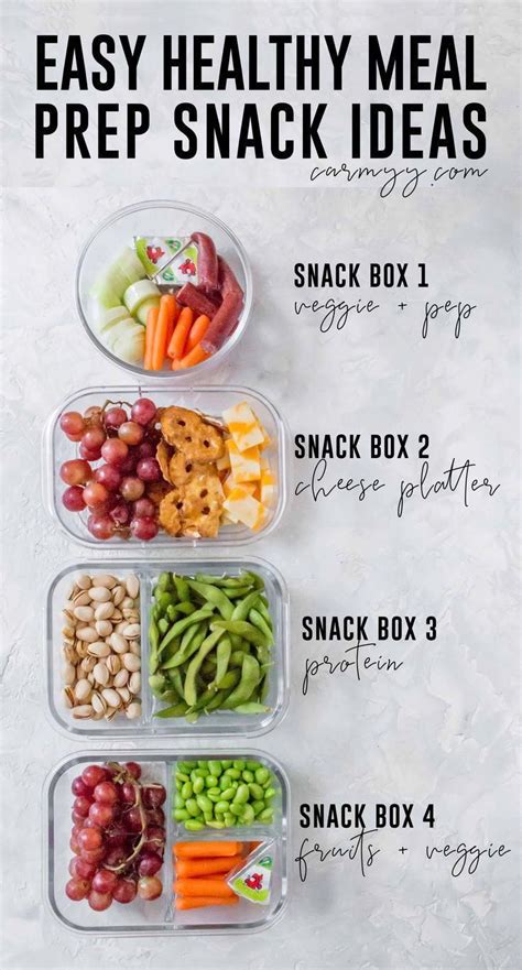 Easy Healthy Meal Prep Snack Ideas In 2021 Easy Healthy Meal Prep Meal Prep Snacks Healthy Lunch