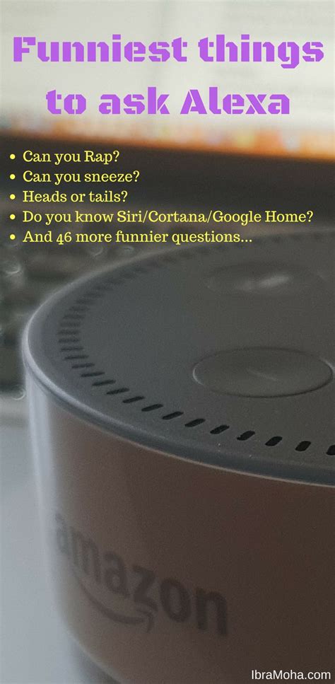 Maybe you would like to learn more about one of these? 50 funny things to ask Alexa | Funny questions, Alexa ...