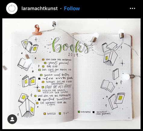 30 Bullet Journal Book Trackers For Book Lovers Angela Giles