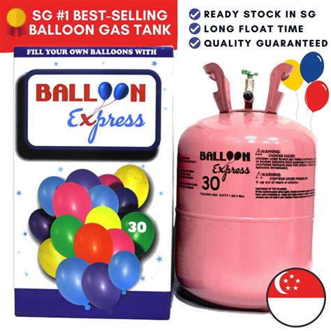 Balloonexpress Helium Tank Disposable Balloon Gas Tank Shopee Singapore