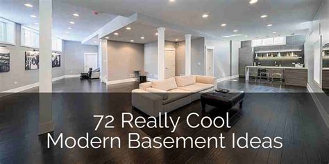 Basement floor paint with laminate idea via homerior.com. 72 Really Cool Modern Basement Ideas | Home Remodeling ...