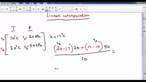 Linear interpolation equation formula calculator. Linear Interpolation-An Easy Way - YouTube