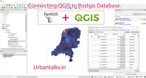 Gis Connect Qgis To Postgis Database And Edit Data Layers Urban Talks