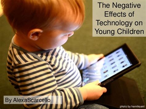 Negative Effects Of Technology On Young Children