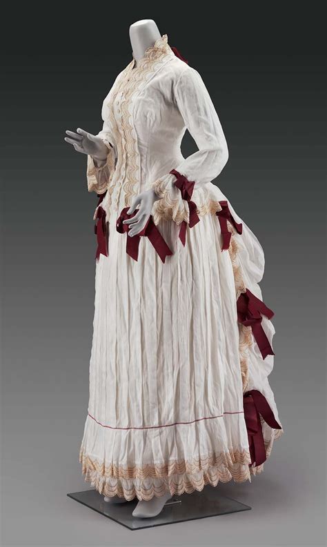 Womans Two Part Day Dress French Late 1870searly 1880s Designed By