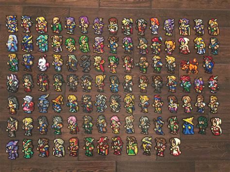 I Made A Few Of The Final Fantasy Record Keeper Sprites Rgaming