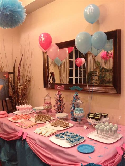 Gender Party Reveal Love The Tablecloths Compleanno