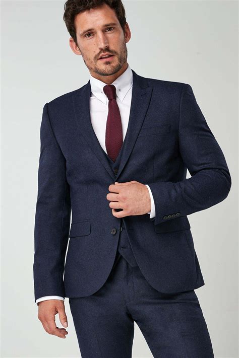 Whether you're in the market for a linen. Mens Next Flannel Suit: Jacket - Blue | Flannel suit, Suit ...