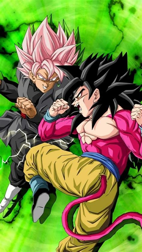 Goku Ssj4 And Black Ssjr Dragon Ball Super Dragon Ball Z Dragon Ball