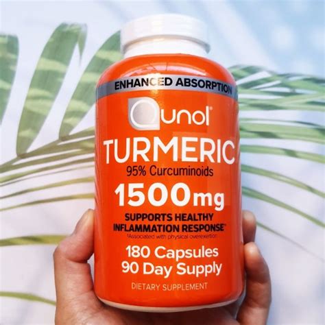 ควนอล ขมนชนสกด Turmeric 95 Curcuminoids 1500 mg 180 Capsules