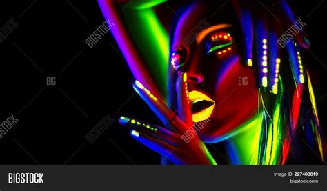 disco dancer neon image and photo free trial bigstock