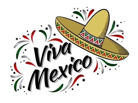 Letras Viva Mexico Frase Tradicional Mexicana De Vacaciones Png Texto