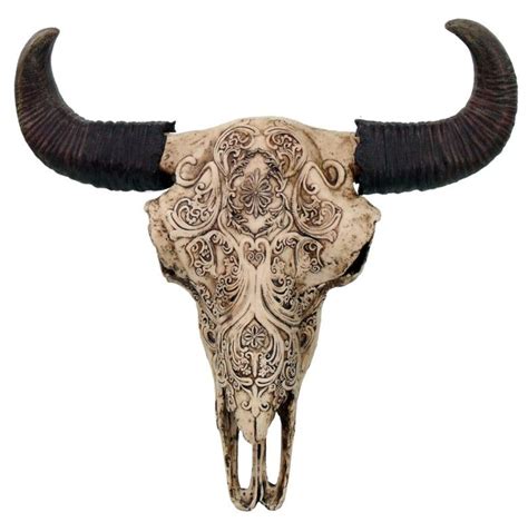 Bison In Artwork New Bison Skull Large Wall Plaque Tribal Tattoo