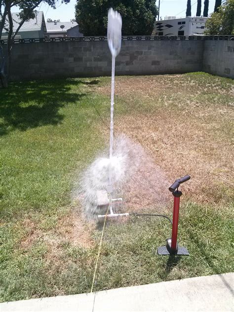 When everyone was in a safe position, they pushed the tissue into the bottle and corked the bottle. Water and Soda Bottle Rocket Launcher Prefab. Kit. Fun ...