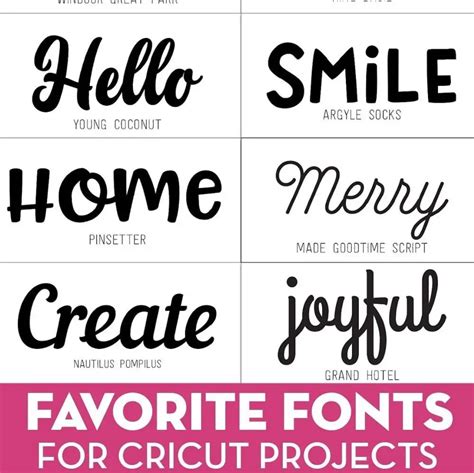 Best Cricut Fonts For Stencils