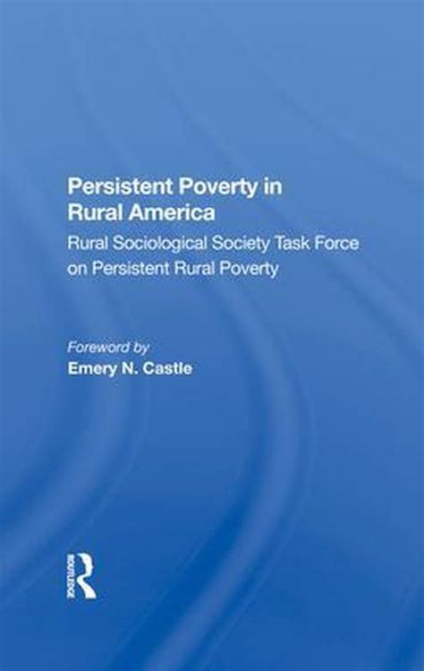 Persistent Poverty In Rural America 9780367282646 Rural