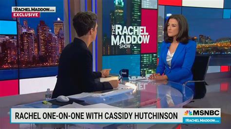 Cassidy Hutchinson Recounts Jan 6th From Inside Trump Wh