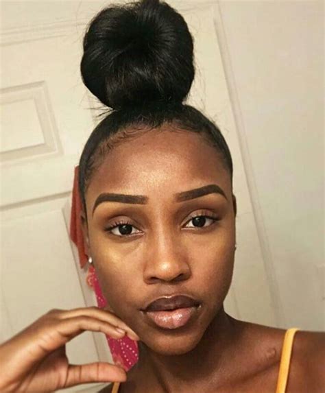 It makes it look even more shiny and beautiful. Follow: @Tropic_M for more ️ | Girls updo hairstyles ...