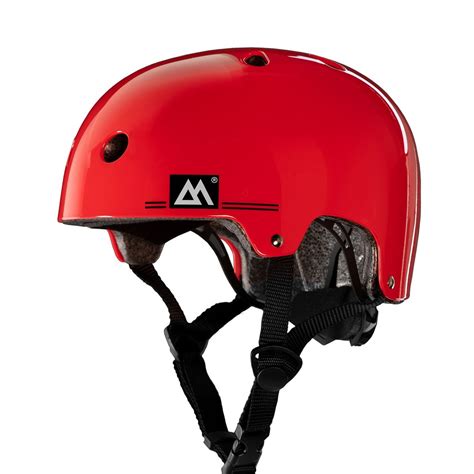 Magneto Kids Skateboard Helmet Red Dr Techlove