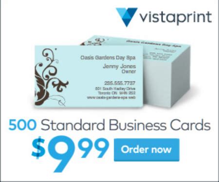 I remember ordering business cards for the first time well over 10 years ago. VistaPrint - Brokerage Nation