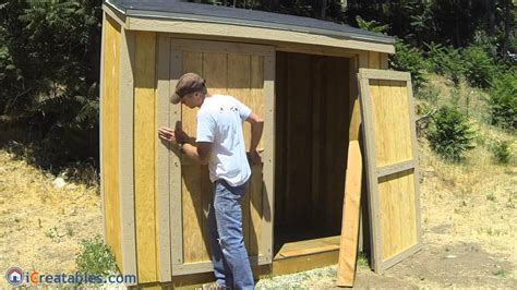 In case you wonder how to build a shed door, this article may be useful for you. How To Build A Lean To Shed - Part 8 - Double Door Build ...