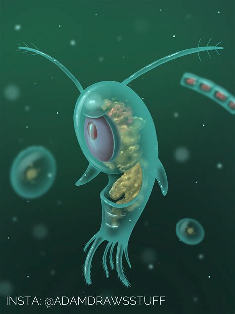 What If Plankton Looked Just A Bit More Realistic 😳 Painted In