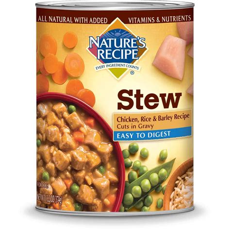 Another wet dog food that's made for all life stages and breed sizes, this particular recipe can be used as puppy food or to feed senior dogs. Nature's Recipe Dog Food Review: Quality Ingredients You ...