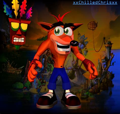 Crash Bandicoot Aku Aku By Xxchilledchrisxx On Deviantart