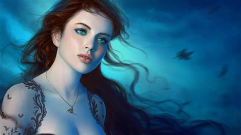Maybe you would like to learn more about one of these? 1920x1080 Fantasy Girl Green Eyes Laptop Full HD 1080P HD 4k Wallpapers, Images, Backgrounds ...
