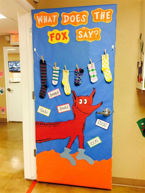 dr seuss fox in sock door what does the fox say socks socks socks socks dr seuss