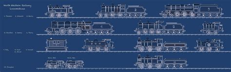 Nwr Steam Locomotives Blueprint By The Arc Minister On Deviantart