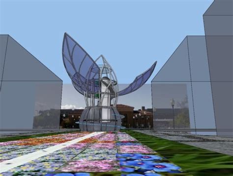 Organograph Giant Kinetic Flower Sculpture Is Powered By The Sun