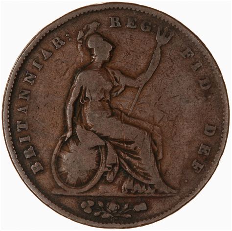 Penny 1845 Coin From United Kingdom Online Coin Club